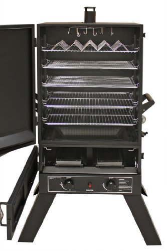 Masterbuilt 44241G2 Gas Smoker, 24.50" L x 60" H x 33" W, Black