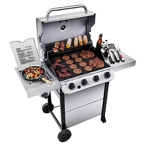 Char-Broil 463377319 Performance 4-Burner Cart Style Liquid Propane Gas Grill, Stainless Steel Char-Broil 463377319 Performance 4-Burner Cart Style Liquid Propane Gas Grill, Stainless Steel