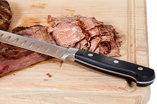 MAIRICO Ultra Sharp Premium 11-inch Stainless Steel Carving Knife - Ergonomic Design - Best for Slicing Roasts, Meats, Fruits and Vegetables MAIRICO Ultra Sharp Premium 11-inch Stainless Steel Carving Knife - Ergonomic Design - Best for Slicing Roasts, Meats, Fruits and Vegetables