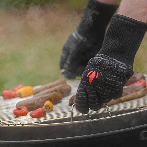Grill Heat Aid BBQ Gloves Heat Resistant 1,472℉ Extreme. Kitchen Dexterity Handle Oven Cooking Hot Food on Cast Iron, Baking, Barbecue, Smoker. Multi-Purpose Fireproof Indoor Outdoor Use Men & Women Grill Heat Aid BBQ Gloves Heat Resistant 1,472℉ Extreme. Kitchen Dexterity Handle Oven Cooking Hot Food on Cast Iron, Baking, Barbecue, Smoker. Multi-Purpose Fireproof Indoor Outdoor Use Men & Women